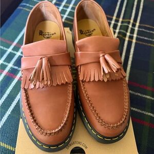 Dr. Martens Chestnut Kiltie Tassel Loafers
